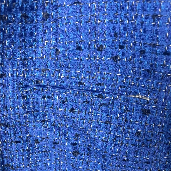 Coldwater Creek Textured Blue Jacket - Picture 6 of 7